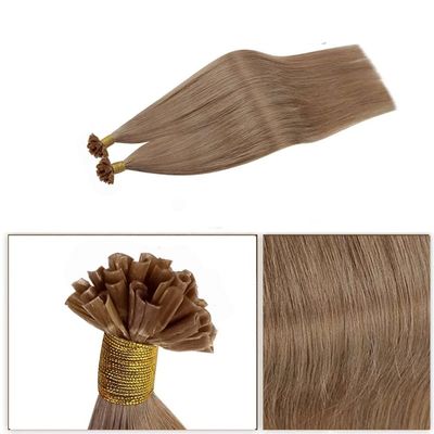 에버뷰팅 최고급 금발 선접 케라틴 헤어 엑스턴스 U/Nail Tip Remy Hair
