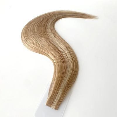 맞춤형 살롱 두 번 뻗은 큐틸라 정렬 된 꿰매지 않는 인성 테이프 헤어 확장