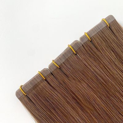 20인치 두발 짜리 인간 러시아 모발 확장 테이프 모발 확장 사용자 정의