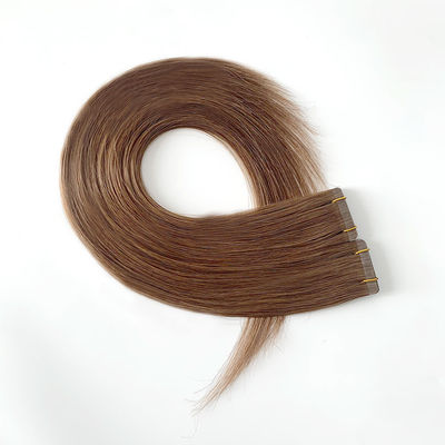 20인치 두발 짜리 인간 러시아 모발 확장 테이프 모발 확장 사용자 정의
