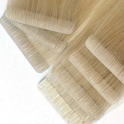 스틱 사전 결합 인적 머리카락 연장 보이지 않는 손 묶음 테이프 꿰매지 않은 주사 테이프