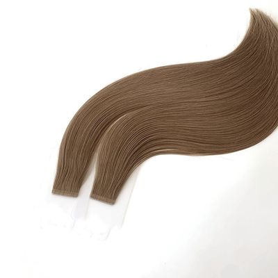 배송 비용 보이지 않는 꿰매지 않는 테이프 헤어 확장 러시아 전체 큐티컬 헤어 확장