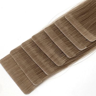 배송 비용 보이지 않는 꿰매지 않는 테이프 헤어 확장 러시아 전체 큐티컬 헤어 확장
