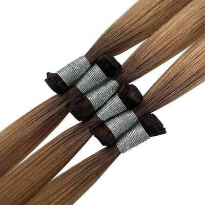 100g/패크 브라질 머리 평면 톱니 두 배로 당겨진 큐티컬 손상되지 않은 인체 모발 확장
