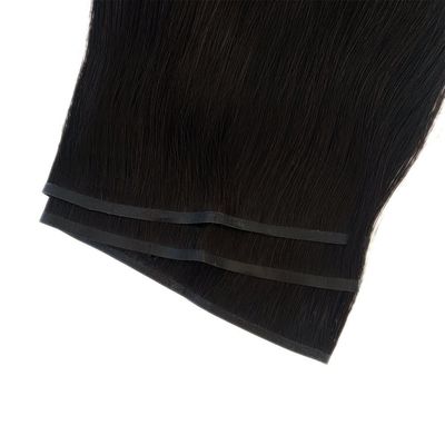 헤어 등급 레미 헤어 유럽 PU 피부 윗부분 인간 머리카락 확장자 듀얼 드래그 PW-24268