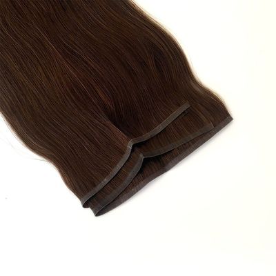 미니 평면 엮은 털과 PU 피부 엮은 털과 이중 당겨 큐티컬 정렬 디자인 PW-24268