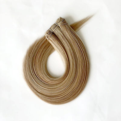 100g/pack Double Drawn 100 Cuticle Remy Hair Weft Extension 초기 지불과 함께