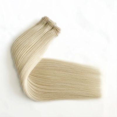 100g/pack Double Drawn 100 Cuticle Remy Hair Weft Extension 초기 지불과 함께