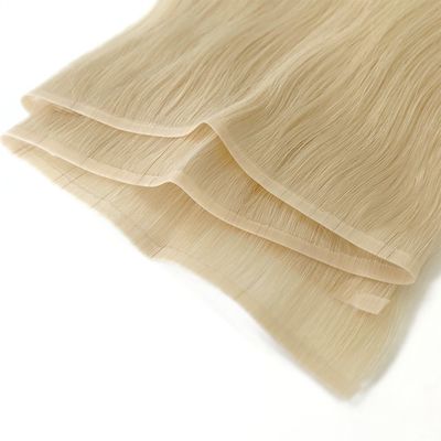 디자인 맞춤형 PU 피부 헤어 엮기 손 묶음 미니 평면 엮기 샐러리 사용자 정의