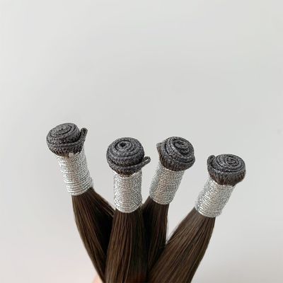 스트레이트 스타일 원시 인도 인적 머리카락 확장 미국 천재 두 번 당겨 한 명의 기부자 머리카락