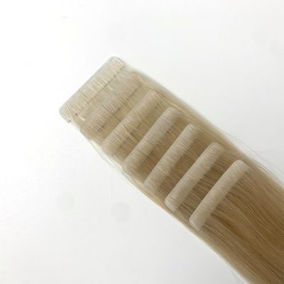 톱스레스 테이프 헤어 러시아 큐티컬 헤어 엑스턴스 인적 헤어 테이프에 주입-231023