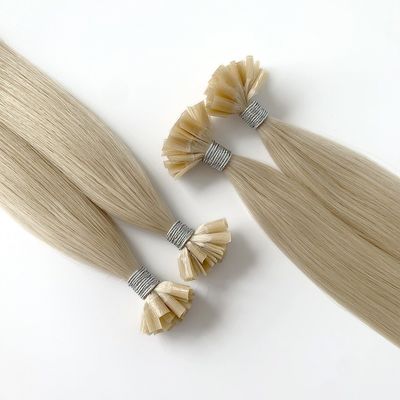 러시아 케라틴 U 톱 인적 머리카락 연장품 원시 처녀 듀얼 드래운 레미 배송 비용