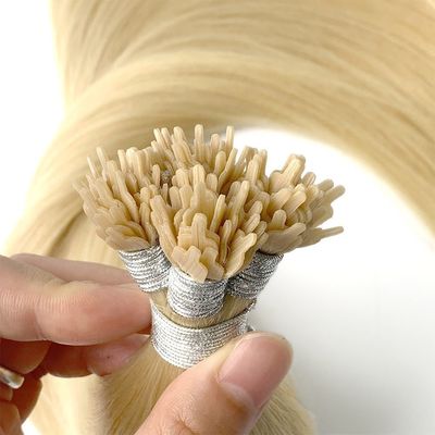 100% 인간 머리카락 전 결합 팬 톱 케라틴 Y 톱 헤어 확장자 사용자 지정 요청