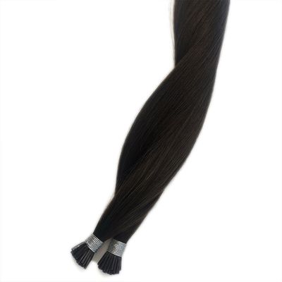 30일 이내에 환불 신청 1g/strand Raw Virgin Remy 1b I-Tip Hair Extensions