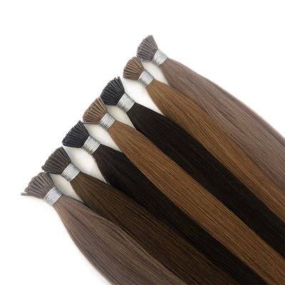 두 번 당겨진 레미 케라틴 헤어 엑스트렌션 1g/strand 0.200kg 패키지 총 무게