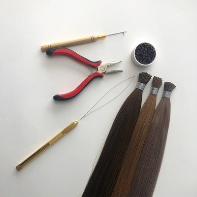 18인치 큐틸라 정렬된 I-Tip 인적 머리카락 확장자 18인치 머리카락 길이