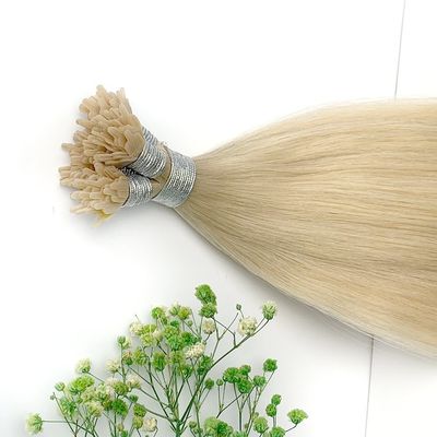 러시아어 사전 결합 Y 끝 인적 머리카락 확장 0.300kg 총 무게 두 배 당긴 비율