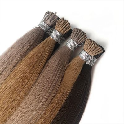 100% 인적 머리카락 연장품 레미 러시아 I-Tip Muti-Color 만족을 보장합니다