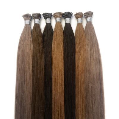 18인치 마이크로 링 렘리 큐티컬 정렬 인적 머리카락 전 결합 U I 평면 나노 끝 확장