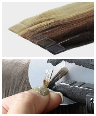평면 끝 이탈리아 유럽 머리카락 패키지 크기에 대한 케라틴 전 봉합 헤어 확장