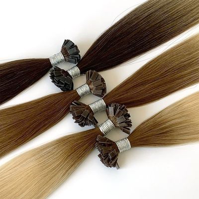 큐티컬 정렬 레미 헤어 이탈리아 케라틴 U/V/I/Flat Tip Hair Extension
