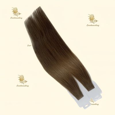 100% 레미 인적 머리카락 패션 여성용 슬림 테이프 확장 20 PCS / 패키지 실크 직선