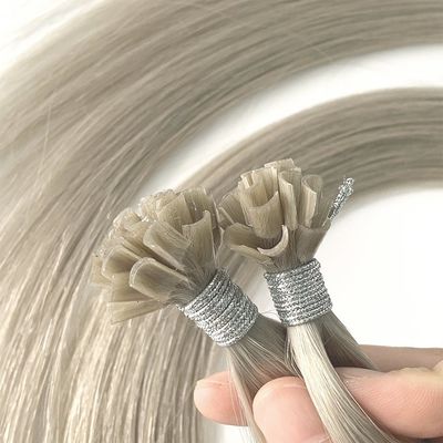 50cm * 8cm * 3cm 패키지 크기 진짜 머리 직선 레미 손톱 U 끝 헤어 확장