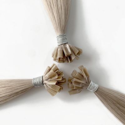 50cm*8cm*3cm 패키지 사이즈 처녀 빛나는 자연 U-Tip 케라틴 헤어 확장