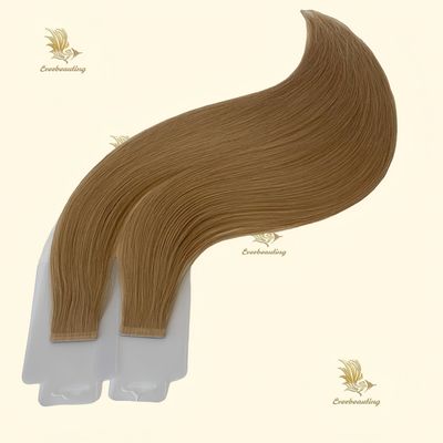 2024 핫 셀러 듀얼 드래운 진짜 처녀 인모 가늘한 테이프