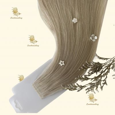 슬림 테이프 인 인 머리 큐틸라 정렬 대용량 머리 블론드 컬러 사전 결합 스틱