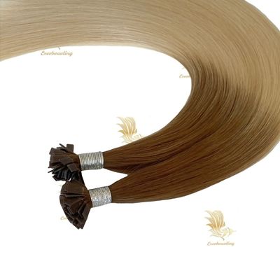 두 번 당겨진 전제 케라틴 평면 끝 헤어 확장 패키지 총 무게 0.200kg