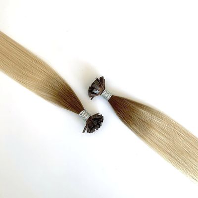 두 번 당겨진 전제 케라틴 평면 끝 헤어 확장 패키지 총 무게 0.200kg
