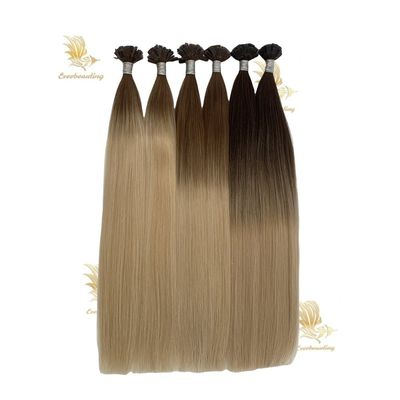 50.00cm * 8.00cm * 3.00cm 패키지 크기로 염색 가능한 평면 끝 머리카락을 공급합니다.