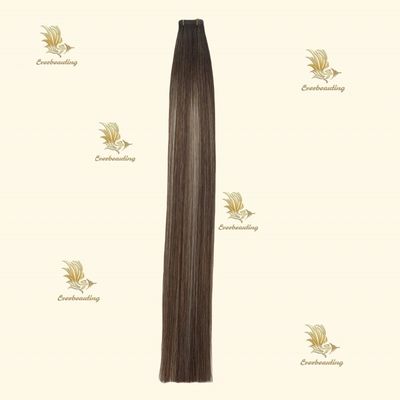 천연 큐티컬 발레이지 색상 보이지 않는 테이프 털 확장 7.5 * 70cm 총 무게
