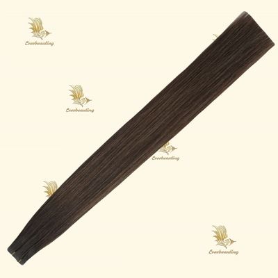 패키지 크기 50.00cm * 8.00cm * 3.00cm 레미 헤어 테이프 헤어 확장 100% 인간 머리카락