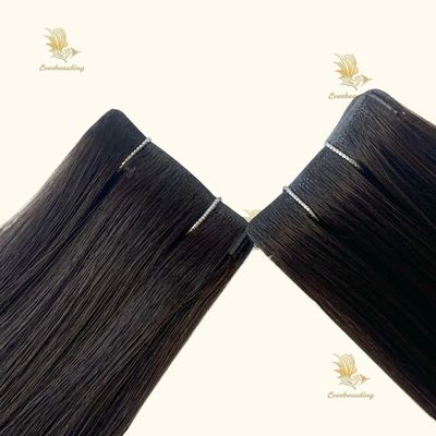 색칠 할 수 있는 이중 당긴 보이지 않는 주사 테이프 인 테이프 머리에 대한 몸무게 머리카락 확장