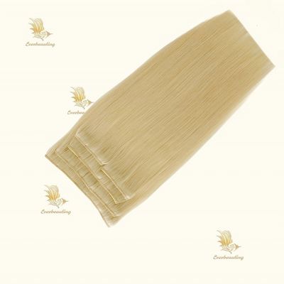 100g /pc 인적 머리 가공되지 않은 처녀 레미 러시아 머리 蕾丝 클립