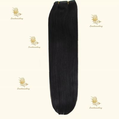 100g /pc 인적 머리 가공되지 않은 처녀 레미 러시아 머리 蕾丝 클립