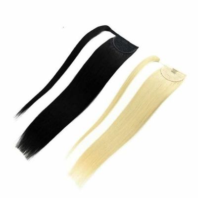 원시 인적 머리카락 말 꼬리 연장품 염색 50.00cm * 8.00cm * 3.00cm 패키지 크기