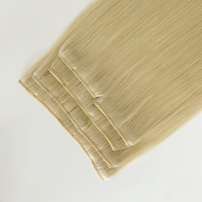 패키지 총 무게 0.400kg 클래식 클립 인 헤어 확장자 두 번 당겨 인 머리