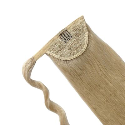 레미 헤어 18인치 20인치 22인치 클립 캔 진짜 인간 머리 말꼬리 연장