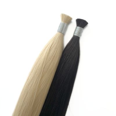 100g/패크 브라질 큐티컬 정렬 원시 베트남 머리카락 슈퍼 더블 드래운 판매자 팩