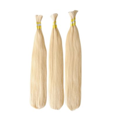 100g/패크 처녀 자연 유럽 금발/은하/ 회색 젖고 파동한 인간 넥털 대량