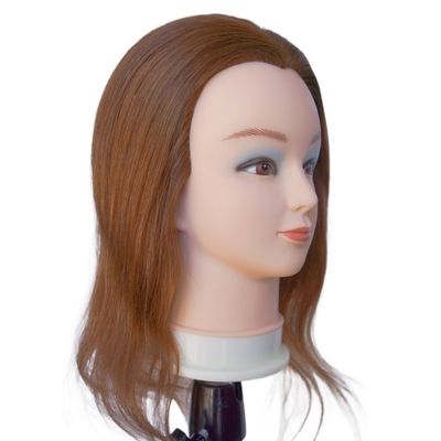16인치 100% 인적 머리카락 훈련 머리가 프로 프로