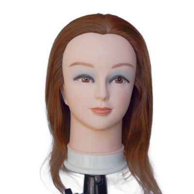 16인치 100% 인적 머리카락 훈련 머리가 프로 프로
