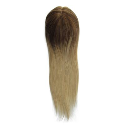 전체 큐티컬 정렬 인적 머리카락 토퍼 패그 모노 베이스 여성 백인 여성에게 적합합니다