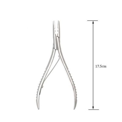 맞춤형 요청 머리카락 분할 도구 스테인레스 스틸 I-Tips 마이크로 비늘 더 가깝게 접기
