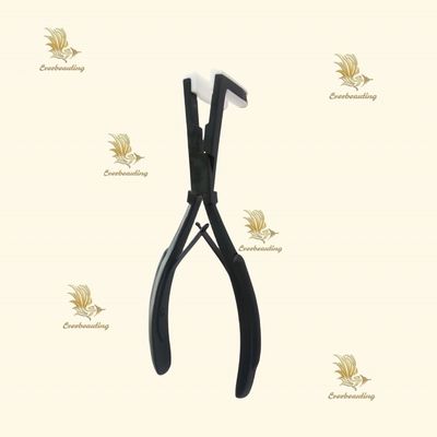 헤어 연장 플라이어 전문 블랙 컬러 테이프 인 헤어 플라이어 스테인리스 스틸