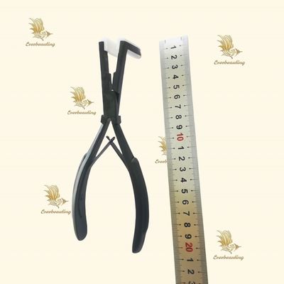 헤어 연장 플라이어 전문 블랙 컬러 테이프 인 헤어 플라이어 스테인리스 스틸