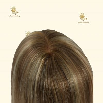 100g 레미 헤어 장발 토퍼 16 인치 모노필라멘트 유럽 머리 여성용